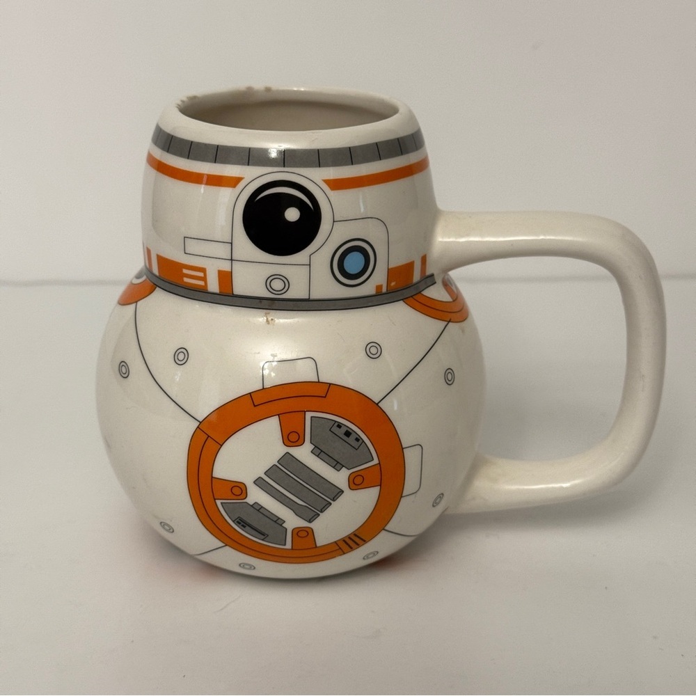 Star Wars Disney BB-8 Droid Coffee Mug 18oz Size Orange & White